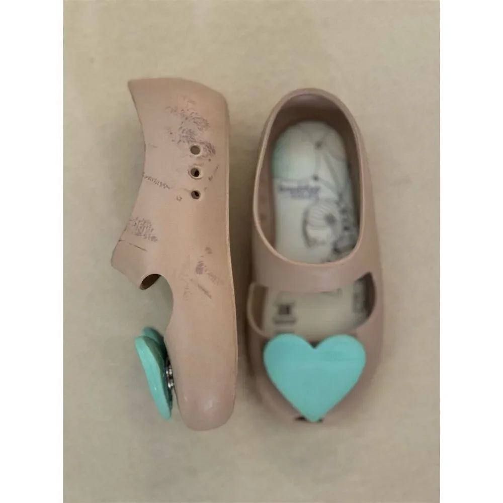 Baubles and Soles® Kaia Heart cute Kawaii Interchangeable‎ Shoes Flats